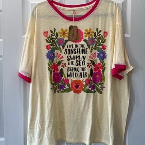 NWT Natural Life Graphic Tee XL